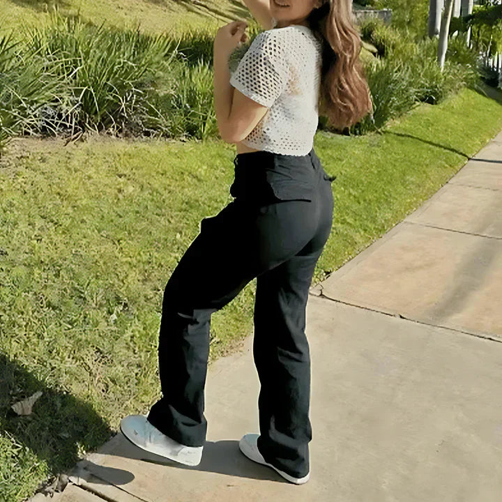 Pantalon Cargo Large | Coupe Décontractée | Tendance & Fonctionnel