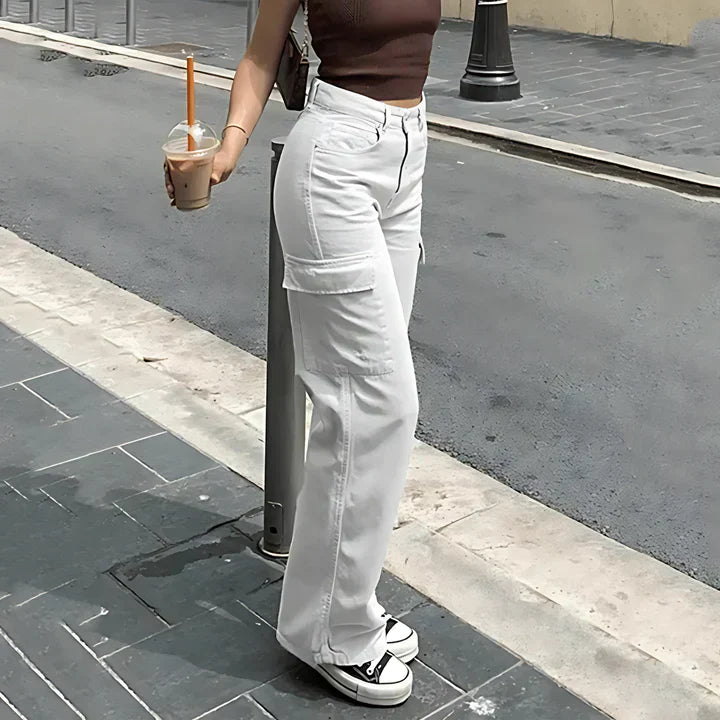 Pantalon Cargo Large | Coupe Décontractée | Tendance & Fonctionnel