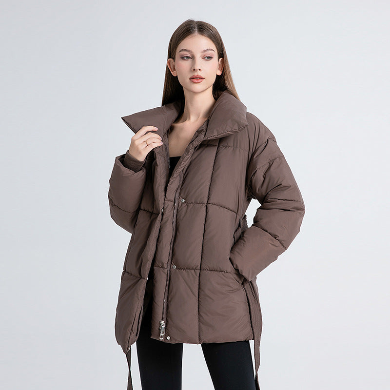 Doudoune Ceinturée | Chaude & Élégante | Style Tendance