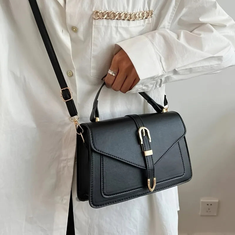 Sac à Bandoulière avec Boucle | Élégant & Polyvalent | Cuir PU