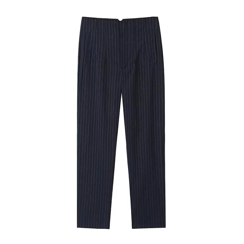 Pantalon Cigarette Taille Haute | Élégance & Confort | Look Chic et Moderne