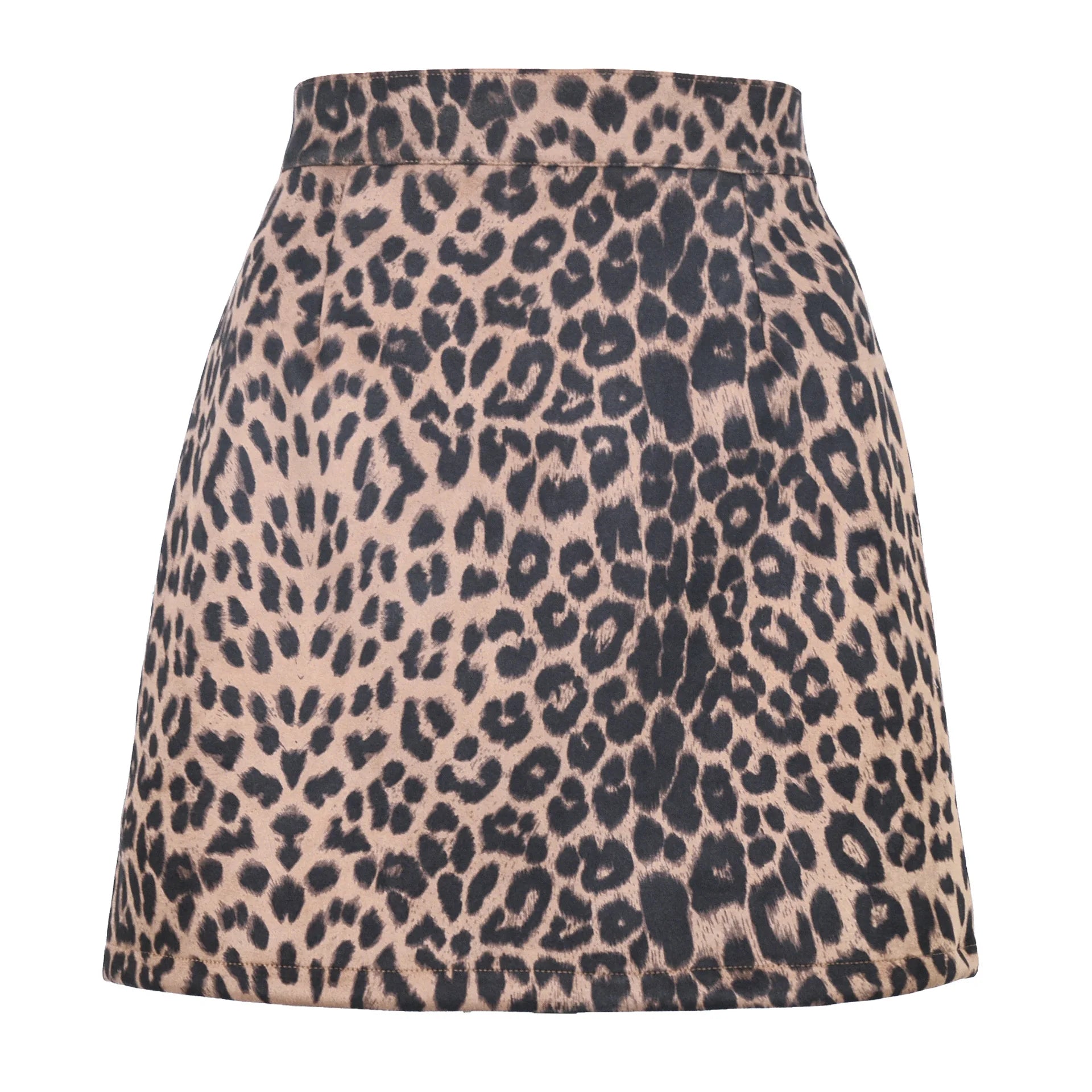 Mini-jupe léopard | Taille haute | Tendance et confortable