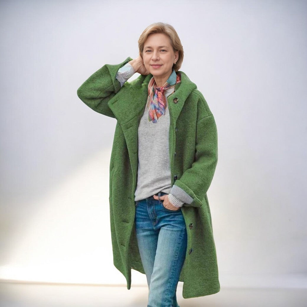 Manteau long en laine | Élégance & Chaleur | Coupe oversize