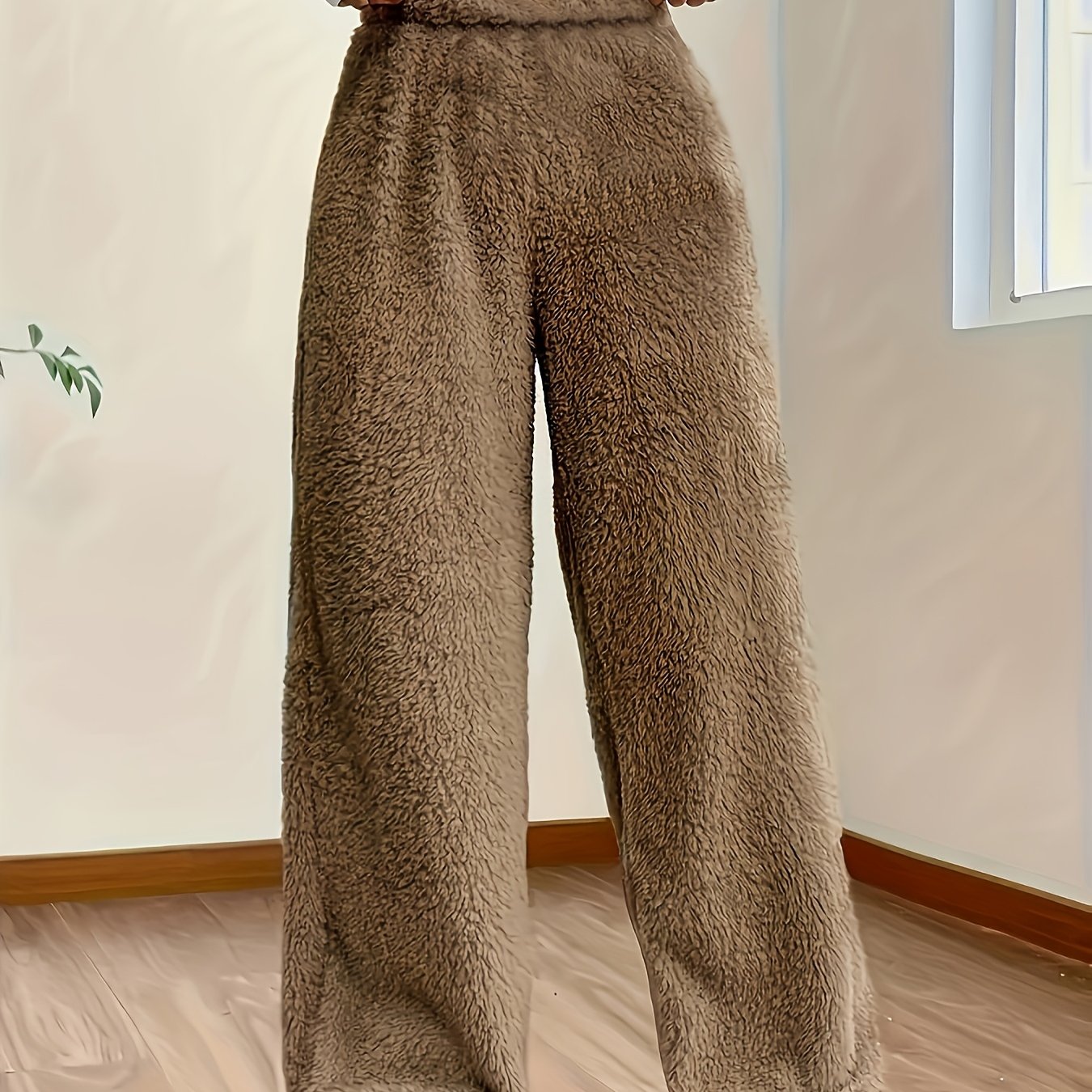 Pantalon en Polaire | Taille Haute | Doux & Confortable