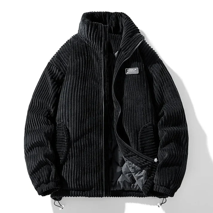 Veste Matelassée en Velours Côtelé | Chaleureuse & Tendance | Parfaite pour l’Hiver